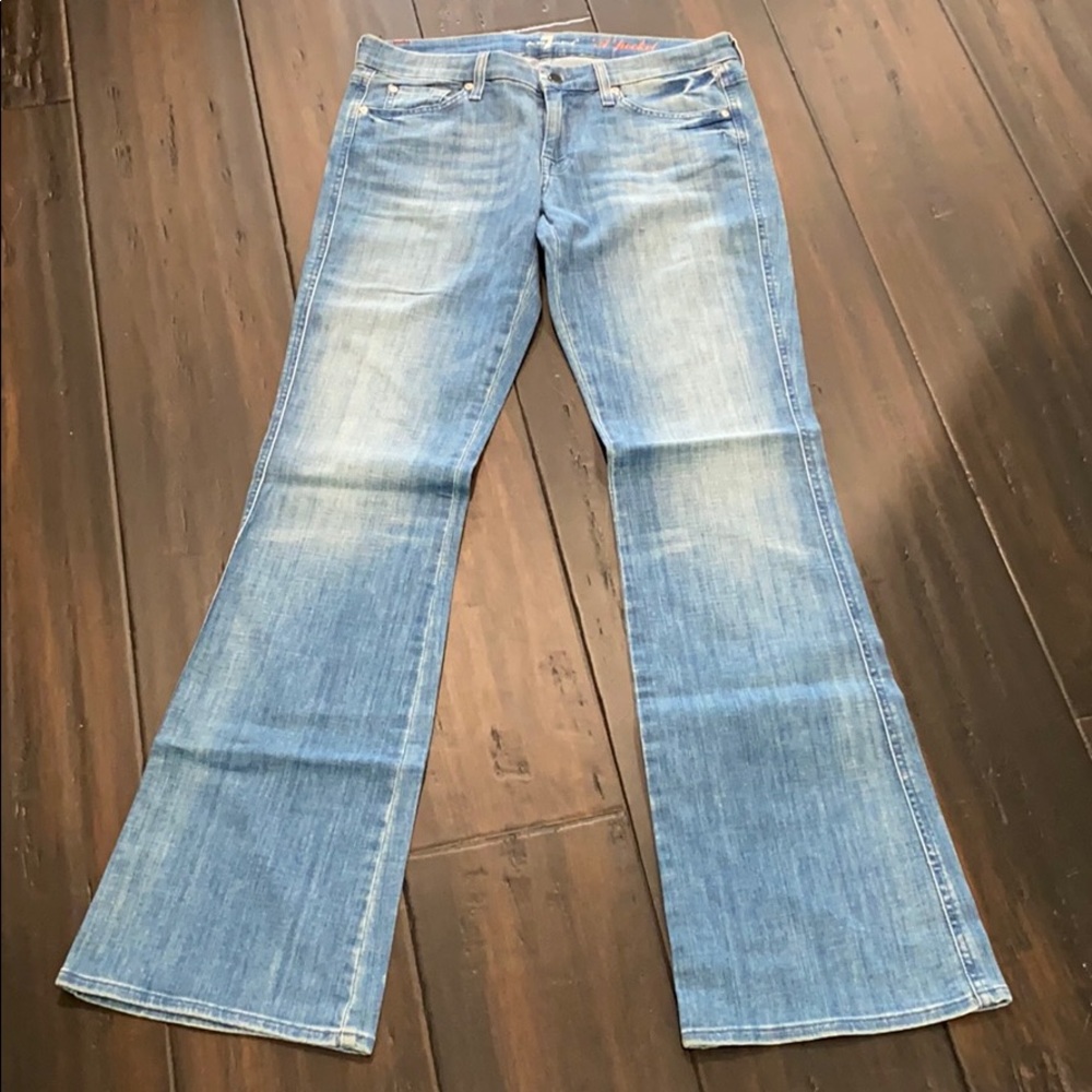 Flare denim jeans